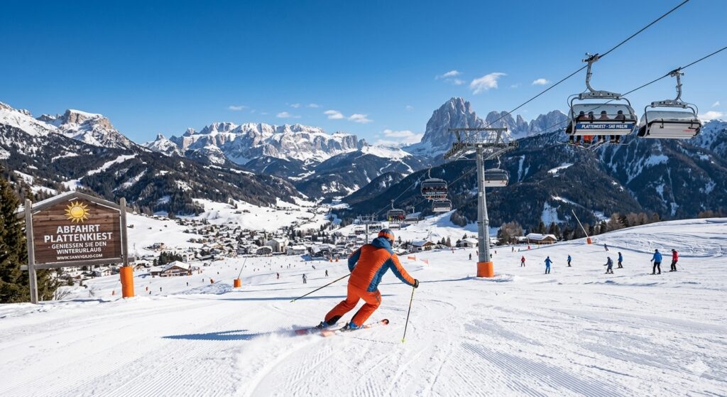 Skisafari in Südtirol, Villanders – Sonnenhotel Adler